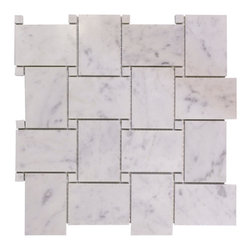 Marble Basket Cararra - Mosaic Tile