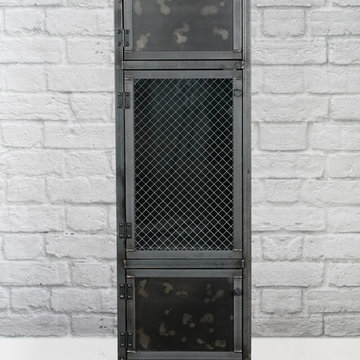 Industrial Apothecary Cabinet, Modern Retail Display