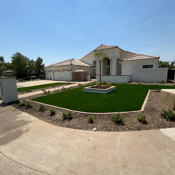 Scottsdale Front & Backyard Makeover.