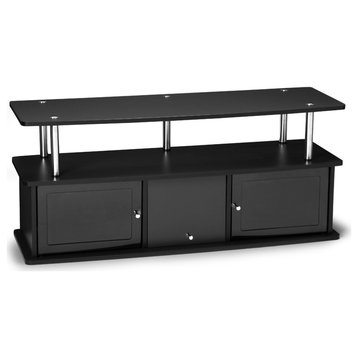 Designs2Go Tv Stand With 3 Storage Cabinets And Shelf
