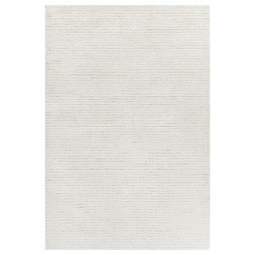 Angelo Contemporary Area Rug, White, 3'6x5'6