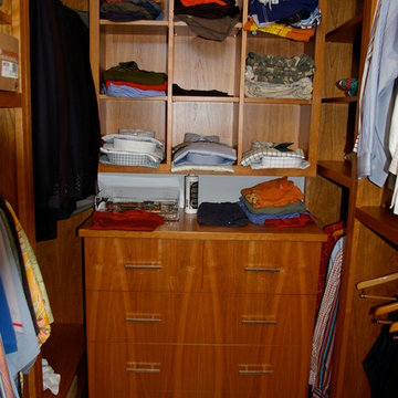 Flat Panel Cherry Closet
