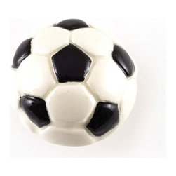 Nifty Nob Soccer Ball Cabinet Knob - Cabinet And Drawer Knobs