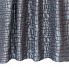 Midnight Rocks Jacquard Weave Fabric By The Yard, 3D Texture Fabric, Abstract