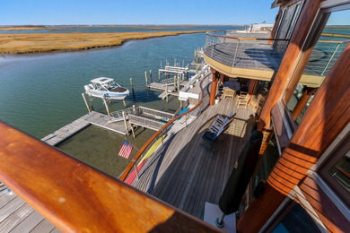 Inspiration for a coastal deck remodel in Philadelphia