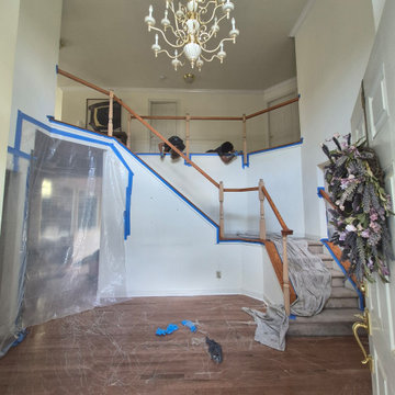 New Hope Kitchen Painting Railings Trim