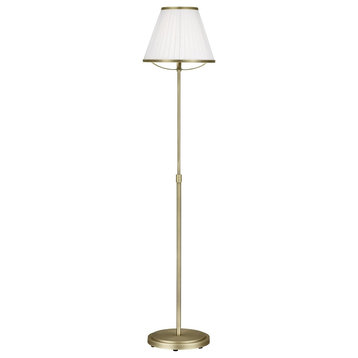 Ralph Lauren Esther 1-Light Floor Lamp LT1141TWB1, Time Worn Brass