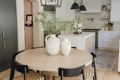 Inspiration for a transitional dining room in Los Angeles.