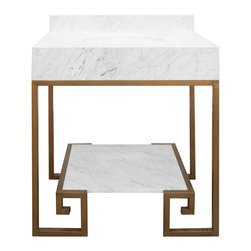 Worlds Away - Worlds Away Fulton Vanity - Bathroom Vanities And Sink Consoles