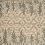 KAS - KAS Chester 5635 Ivory Pines Area Rug, 2'x7'7" Runner - Let's bring nature indoors! Chester is a machine woven collection designed of updated and trendy lodge looks in today's colors. You're sure to enjoy the feel of the woodsy outdoors in the comfort of your home! These rugs are made in Turkey of 100% polypropylene and have a 0.5" pile height.