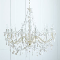 white chandelier - Chandeliers