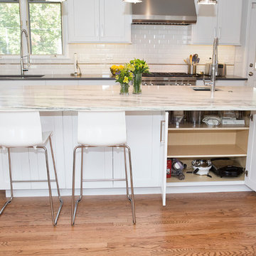 Arlington Heights White Kitchen Remodel