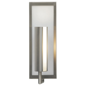 Feiss Mila 1-Bulb Brushed Steel Wall