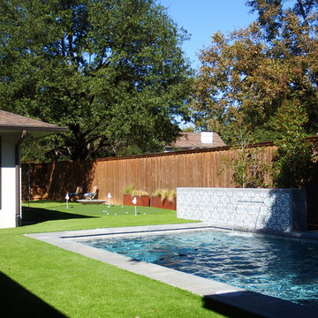 Dallas Contemporary w/ Raised Water Feature