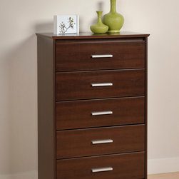Prepac Coal Harbor Espresso 5-Drawer Chest - Products