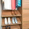 Organized Living freedomRail closet shoe shelves