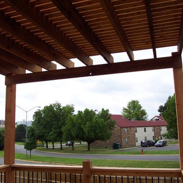 El-Scari - Cedar Deck with Pergola.