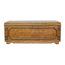 Wood Blanket Chest - Armoires And Wardrobes