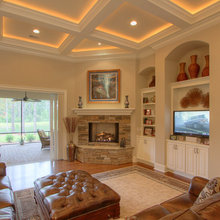 Corner Fireplace