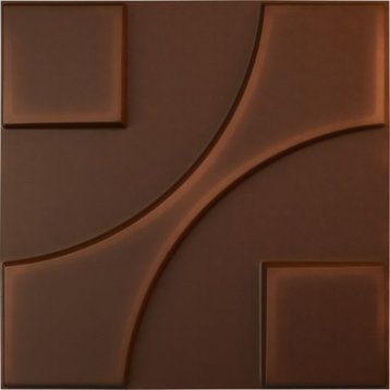 Nestor EnduraWall 3D Wall Panel, 19.625"Wx19.625"H, Aged Metallic Rust