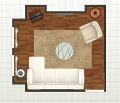 awkward living room layout solutions