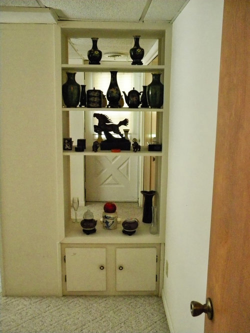 How To Arrange Room Around Built In Shelving