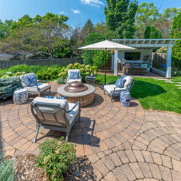Backyard Gazebo Bar + Patio