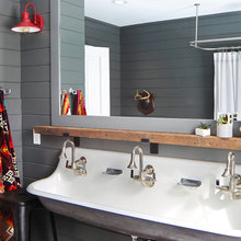 trough bathroom sink
