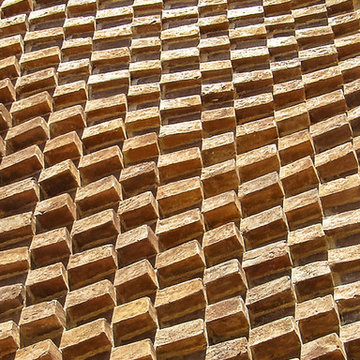 AN ON-SITE TECHNIQUE FOR PARAMETRIC BRICK WALLS WITH ROTATING BRICKS//ßtudiomm16
