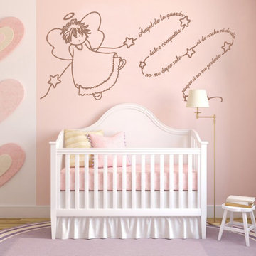 Vinilos Infantiles angel de la guarda