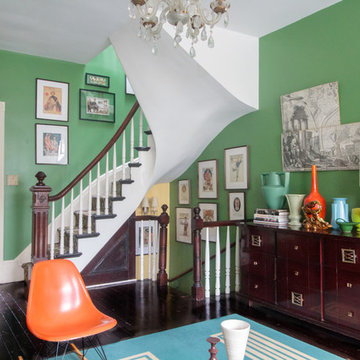 My Houzz: Vibrant Victorian Row House With Midcentury Style