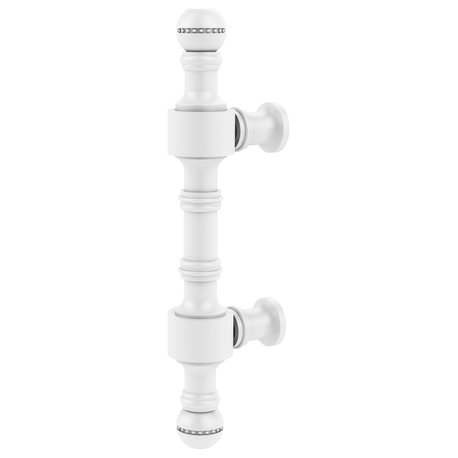 Retro Dot 3" Beaded Cabinet Pull, Matte White