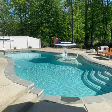 Swimming Pool Build in La Plata, MD - JL - Wise Pool & Spa