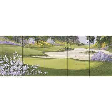 Tile Mural, Golf 4 by Douglas Laird