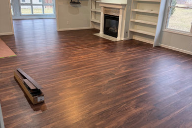 Example of a transitional home design design in Other