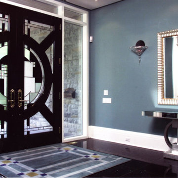 Contemporary Foyer Windows