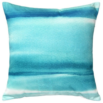 Pillow Decor - Lost Horizon Blue Throw Pillow 20x20