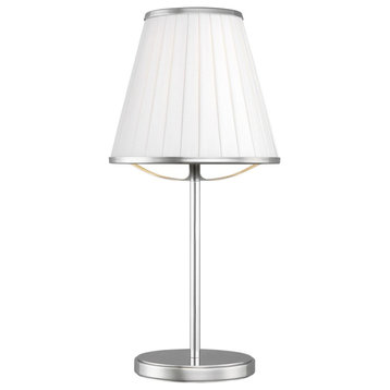 Ralph Lauren Esther 1-Light Table Lamp LT1131PN1, Polished Nickel