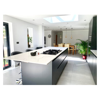 St Albans Kitchen Extension - Contemporary - Kitchen - Hertfordshire ...
