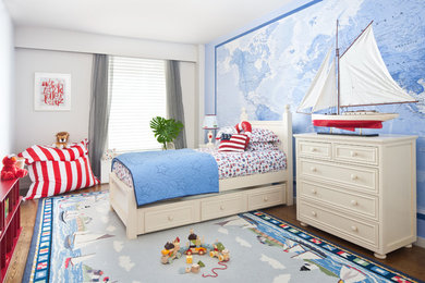 Kids' room - contemporary boy kids' room idea in New York