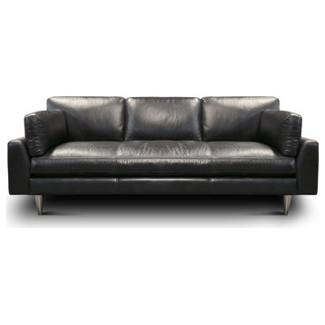 Skyline 100% Top Grain Leather Americana Sofa