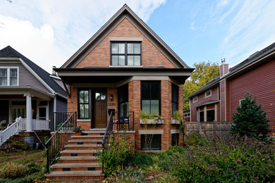 Inspiration for an exterior home remodel in Chicago