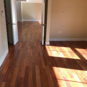 Brazilian cherry refinish, water base product