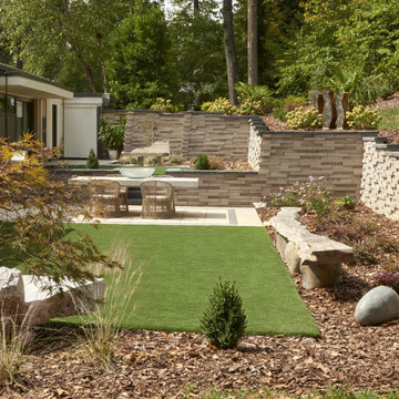 Modern Backyard in Greensboro, North Carolina