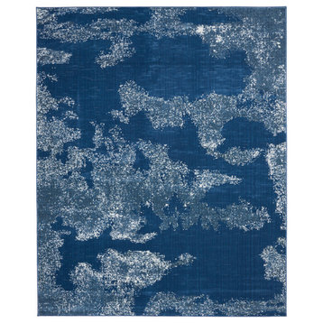 Nourison Imprints 8' x 10' Blue Modern Indoor Area Rug