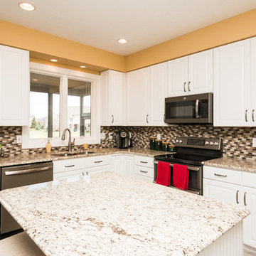Traditional Kitchen Update Done in Snow White