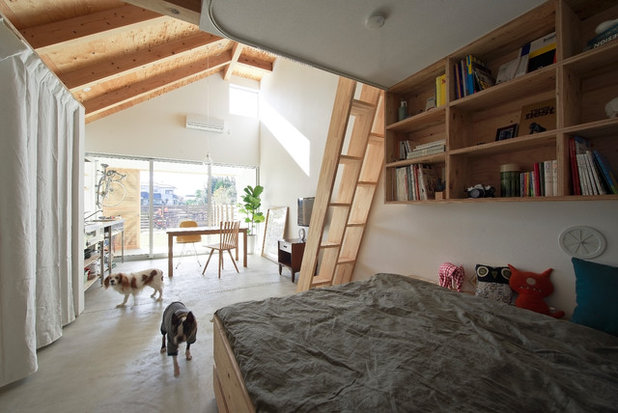 寝室 by Horibe Associates architect's office　