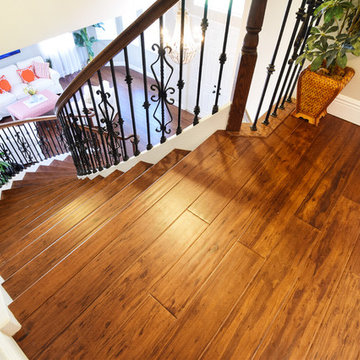 Ambient Cafe Brown Antiqued Strand Eucalyptus Flooring