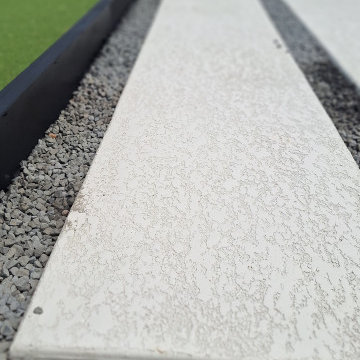Poolside landscaping