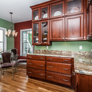 Newly Opened Up Kitchen